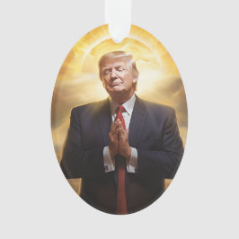 Ornamento acrílico del presidente Donald J Trump
