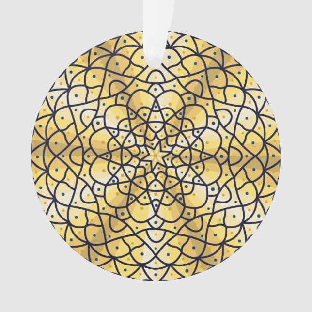 Ornamento acrílico del Sol Celestial (Anverso)