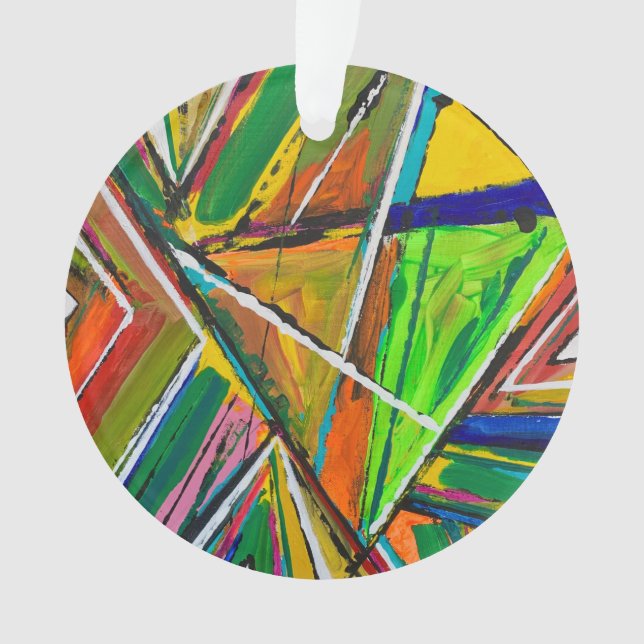 Ornamento acrílico destrozado (Anverso)