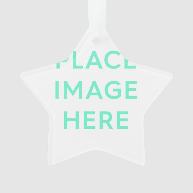 Ornamento acrílico estelar (Anverso)