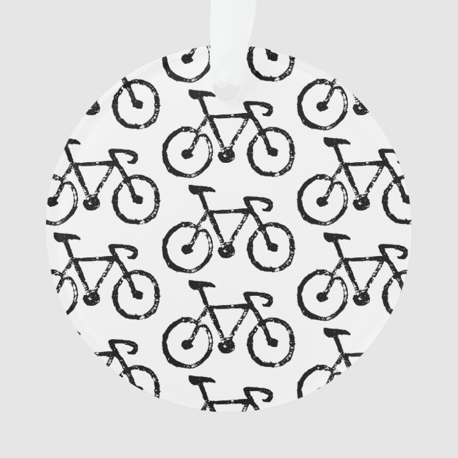 Ornamento acrílico impreso en linóleo para bicicle (Anverso)