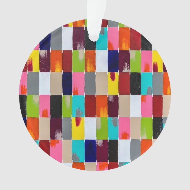 Ornamento acrílico moderno (Anverso)