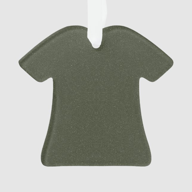 Ornamento acrílico Moss Green Tee - Personalizable (Anverso)