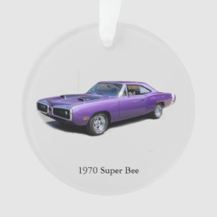 Ornamento acrílico Super Bee de 1970