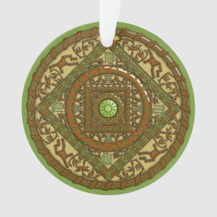Ornamento acrílico Virgo Mandala