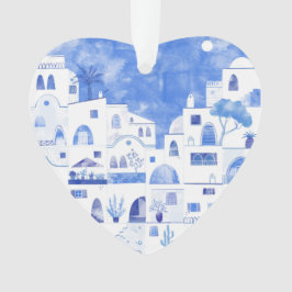 Ornamento acuático de Santorini Grecia