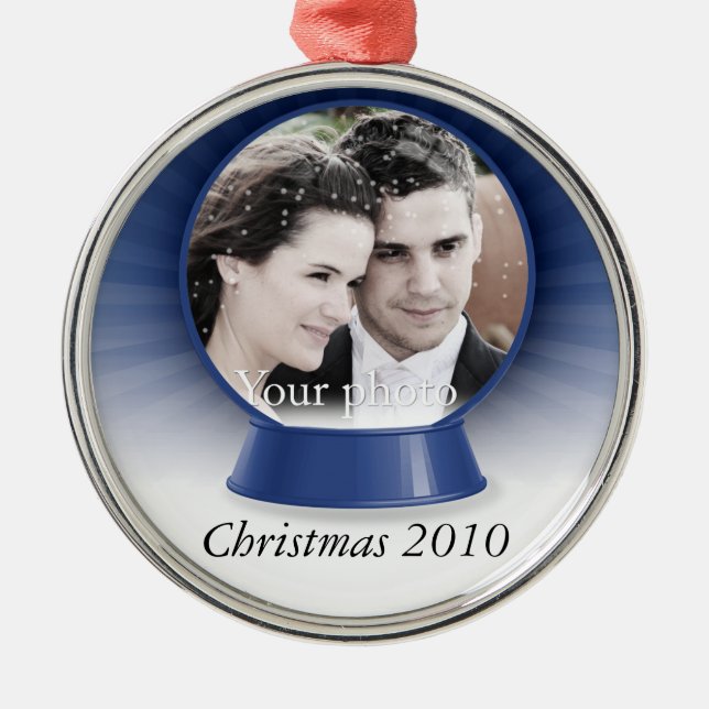 ornamento adaptable del snowglobe (Frente)