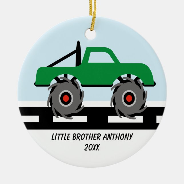Ornamento adorable de pequeño Brother del monster (Frente)