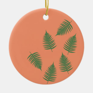 Ornamento afortunado de Green Fern
