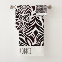 Ornamento africano sutil patrón blanco negro