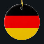 Ornamento alemán de la bandera<br><div class="desc">Ornamento con la bandera nacional o el Bundesflagge alemana.</div>