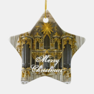 Ornamento alemán del navidad del órgano