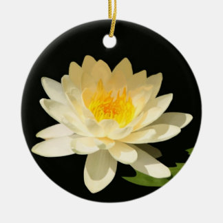 Ornamento amarillo de Waterlily