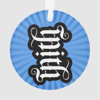 Ornamento ambiental FlipScript (círculo)