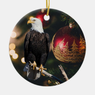 Ornamento americano de águila calva