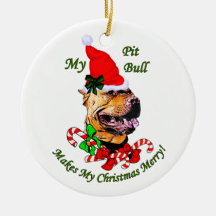 Ornamento americano del navidad de Terrier de