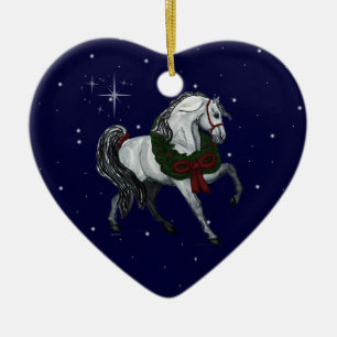 Ornamento andaluz del corazón del caballo del