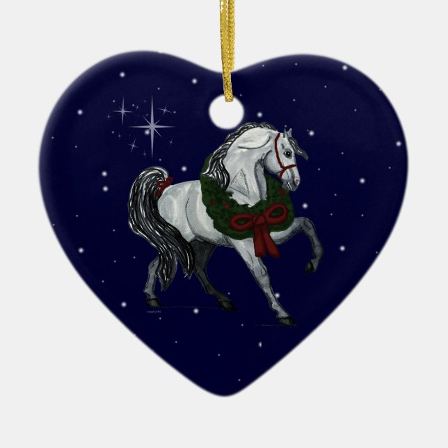 Ornamento andaluz del corazón del caballo del (Frente)