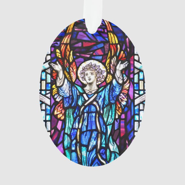 Ornamento Ángel Colorido (Reverso)