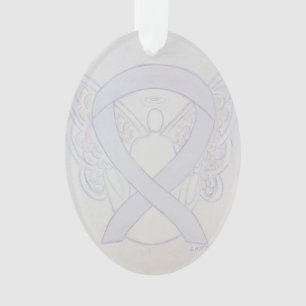 Ornamento ángel de la cinta de la piel de la perla