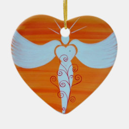 Ornamento “ángel para parejas de alma "