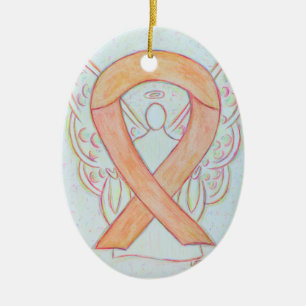 Ornamento Angel Pendant de Cinta de Concienciación