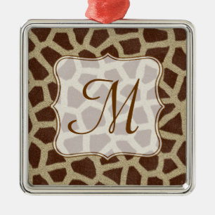 Ornamento animal de la inicial del monograma de