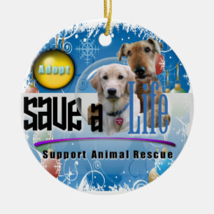 ORNAMENTO ANIMAL DEL NAVIDAD DEL RESCATE DE LA