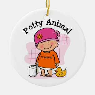 Ornamento animal insignificante del chica