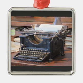 Ornamento antiguo de la máquina de escribir