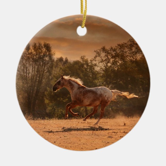 Ornamento Appaloosa en ejecución (Frente)