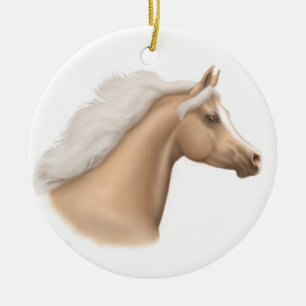 Ornamento árabe del caballo del Palomino
