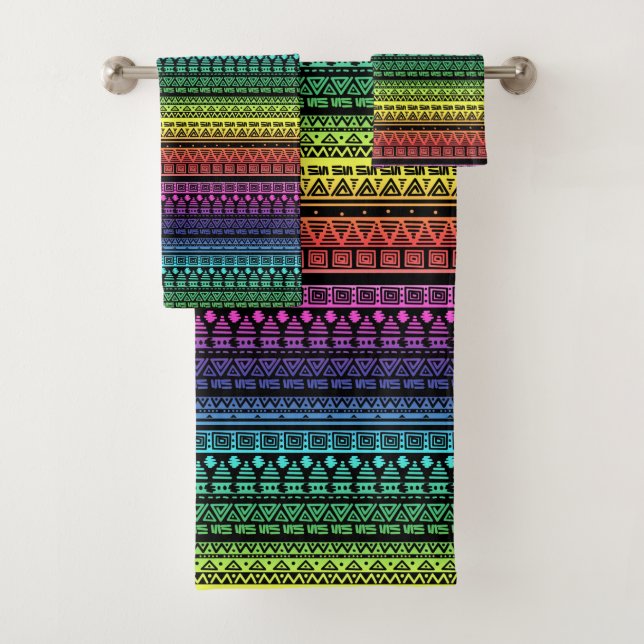 Ornamento arcoiris colorido (In situ)