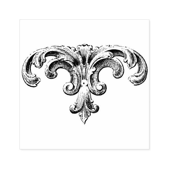 Ornamento arquitectónico gótico | Sello (Impresión)