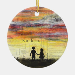 Ornamento artístico "Imagine"