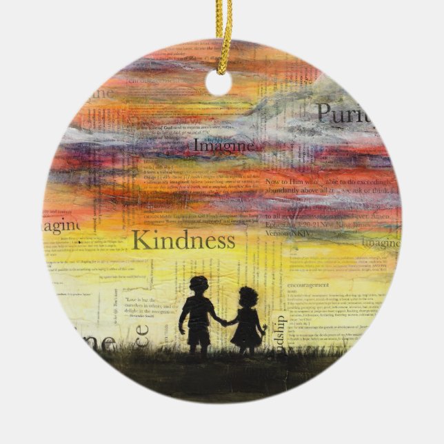 Ornamento artístico "Imagine" (Frente)