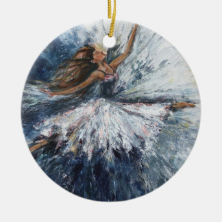 Ornamento artístico "She Leaps"