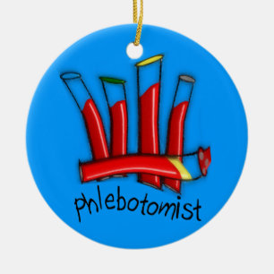 Ornamento artsy del navidad de Phlebotomist