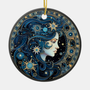 Ornamento Astrológico Personalizado de Virgo Zodia