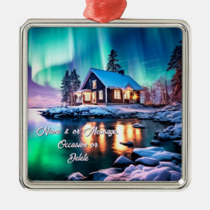 Ornamento Aurora Borealis Personalizado. Muchos es