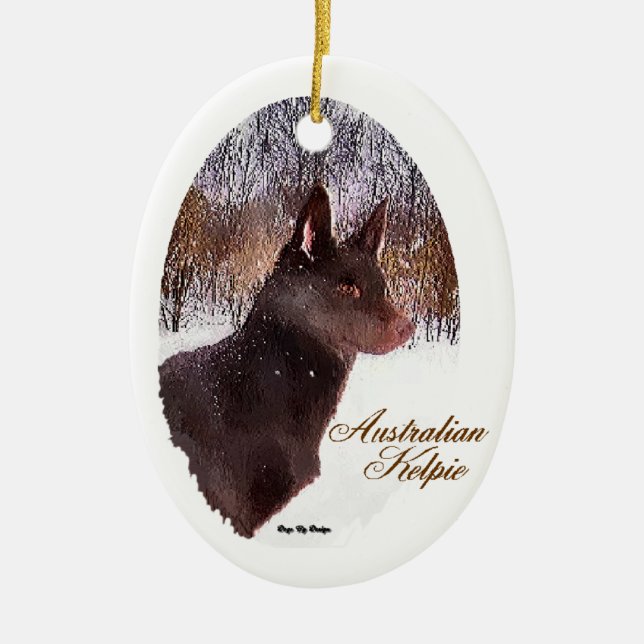 Ornamento australiano de los regalos del navidad (Frente)