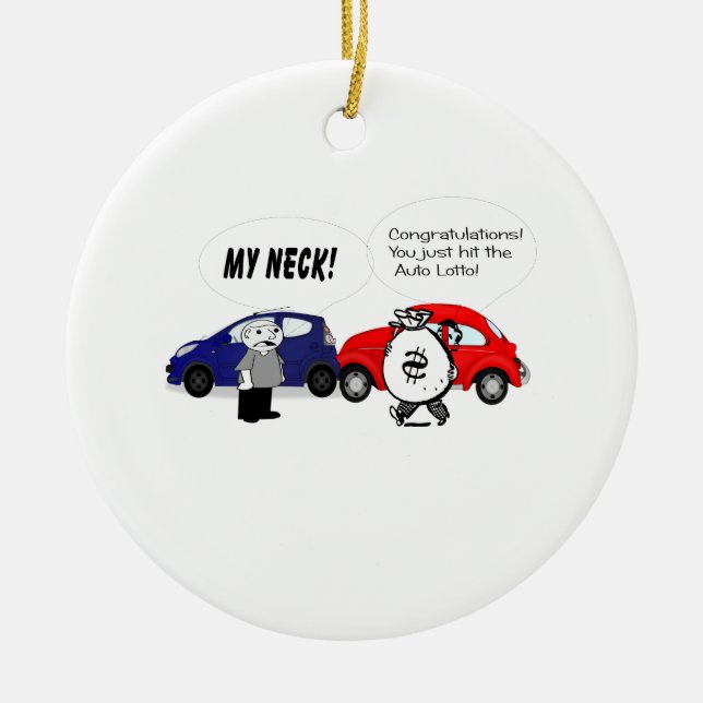 Ornamento auto de la loteria (Frente)