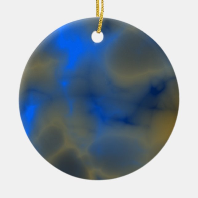 ornamento azul con nubes (Frente)