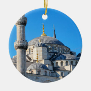 Ornamento azul de la mezquita