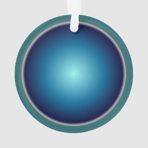 Ornamento azul/del verde > del navidad bonito