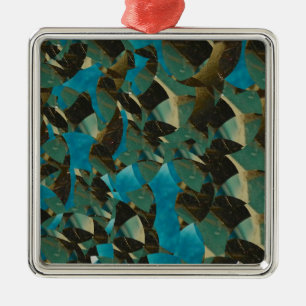 Ornamento azul mosaico