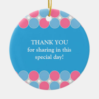 Ornamento Baby Shower Blue & Pink Favor