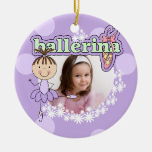 Ornamento Ballerina Personalizado de Photo Keepsak