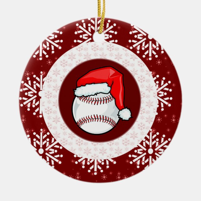 Ornamento - béisbol de Santa (Frente)