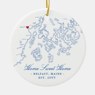 Ornamento Belfast Maine - Hogar dulce